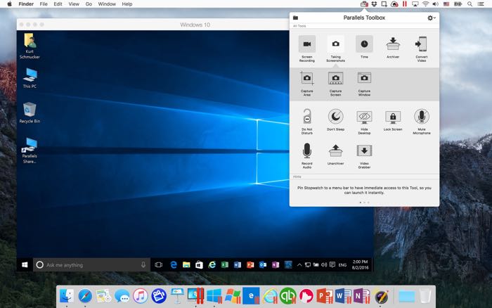 how to install parallels desktop 12 for mac